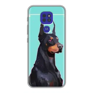Чехол ДОБЕРМАН для Motorola MOTO G9 Play (Король доберман)