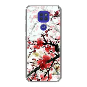 Чехол с принтом САКУРЫ на Motorola MOTO G9 Play (Красивая Сакура)