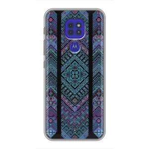 Силиконовый Чехол на Motorola MOTO G9 Play (Крутой орнамент)