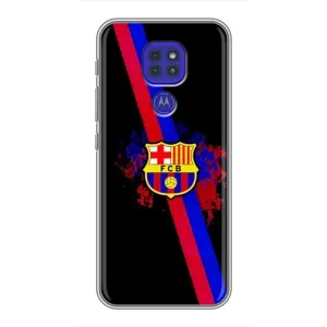 Чехол для Motorola MOTO G9 Play (Барселона) (Лого Барсы)