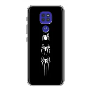 Чехол Супергерой Человека Паука на Motorola MOTO G9 Play (Лого паука)