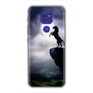Чехлы с изображением разных животных для Motorola MOTO G9 Play (Лошадь)