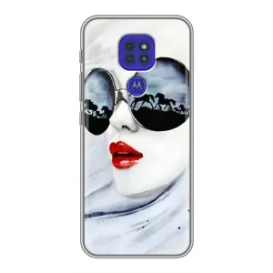 Чехол с картинкой Модные Девчонки Motorola MOTO G9 Play (Любительница коней)