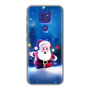 Чехлы на Новый Год Motorola MOTO G9 Play (Маленький Дед Мороз)