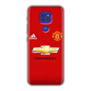 Силиконовые Чехлы принт Футбол на Motorola MOTO G9 Play (Man United)