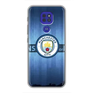 Силиконовые Чехлы принт Футбол на Motorola MOTO G9 Play (ManCity)