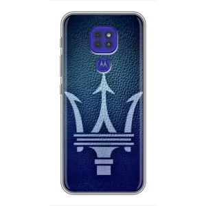 Чехлы с тематикой "Крутые машины" на Motorola MOTO G9 Play (Лого Maserati)