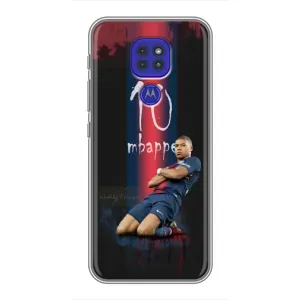 Чехол (TPU) с Футболистом на Motorola MOTO G9 Play (MBAPPE 10)