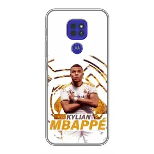 Чехол (TPU) с Футболистом на Motorola MOTO G9 Play (Мбаппе Реал)