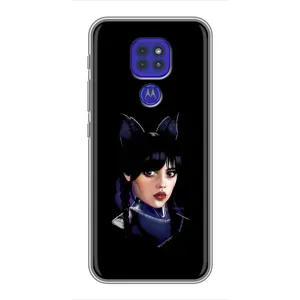 Чехлы с принтом Уэнсдей на Motorola MOTO G9 Play (Милая Уэнсдей)