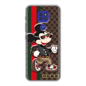 Чехлы Бренд GUCCI для Motorola MOTO G9 Play (Маус Гуччи)