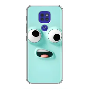 Силиконовые Чехлы (смешные стикеры) для Motorola MOTO G9 Play (Забавное мятное лицо)