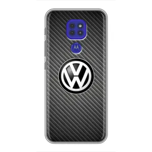 Чехол "Фольксваген" для Motorola MOTO G9 Play (На карбоне)