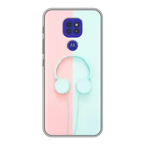 Девчачий Чехол для Motorola MOTO G9 Play (Наушники)