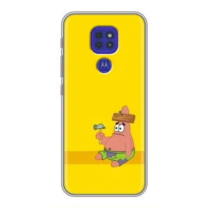 Чехлы с Патриком на Motorola MOTO G9 Play (Ошибочка)