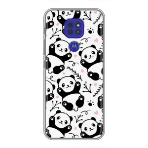 Чехлы с Пандами на Motorola MOTO G9 Play (Пандочки)