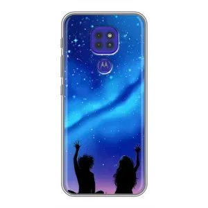 Силіконові Чохли Коханій людині для Motorola MOTO G9 Play (Парочка)