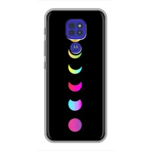 Чехол (ТПУ) с планетами на Motorola MOTO G9 Play (Полнолуние)