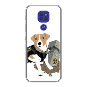 Чехол с принтом Собаки Патрон для Motorola MOTO G9 Play (Пёс Патрон с ракетой)