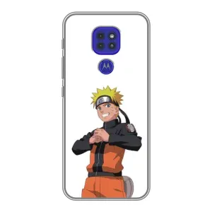 Чехлы с принтом Наруто на Motorola MOTO G9 Play (Радосный Наруто)