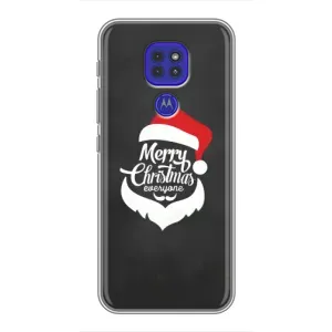 Чехол Санта Клаус для Motorola MOTO G9 Play (Санта Крисмас)
