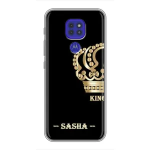 Чехлы с мужскими именами для Motorola MOTO G9 Play (SASHA)