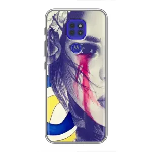 Чехол на Motorola MOTO G9 Play Украинский дизайн (Слезы Украины)