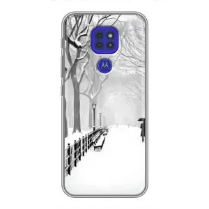 Чехлы на Новый Год Motorola MOTO G9 Play (Снегом замело)
