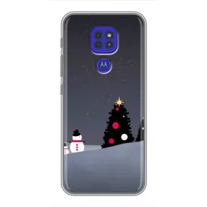 Чехлы на Новый Год Motorola MOTO G9 Play (Снеговички)