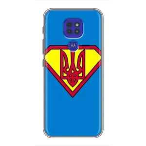 Чехол с картинкой (Патриотический ГЕРБ) на Motorola MOTO G9 Play (Super - Герб)