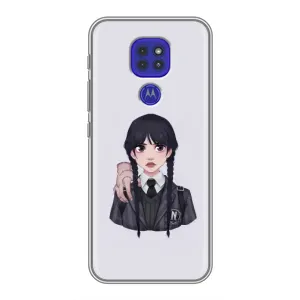 Чехлы с принтом Уэнсдей на Motorola MOTO G9 Play (Вещь Венсдей)