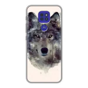Чехол с Волком на Motorola MOTO G9 Play (Волк)
