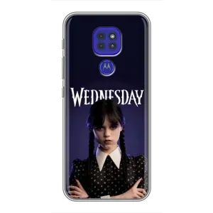Чехлы с принтом Уэнсдей на Motorola MOTO G9 Play (Wednesdey)