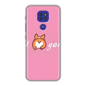 Силіконові Чохли Коханій людині для Motorola MOTO G9 Play (Я тебе кохаю)