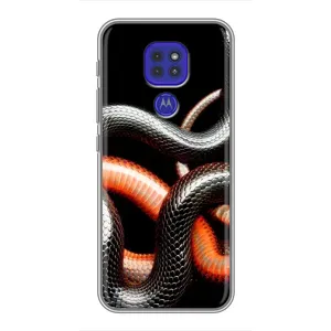 Чехлы с изображением разных животных для Motorola MOTO G9 Play (Змея)