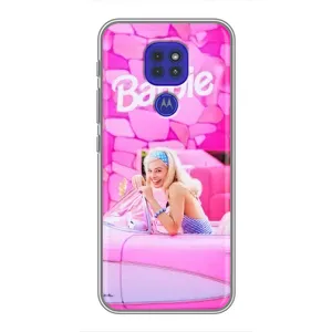 Силиконовый Чехол Барби Фильм на Motorola MOTO G9 Play (Зставка)