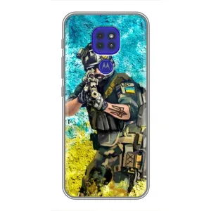 ЗСУ Чехлы (TPU) для Motorola MOTO G9 Play (ЗСУ Воин)