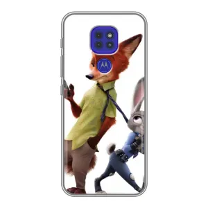 Чехлы ЗВЕРОПОЛИС для Motorola MOTO G9 Play (Зверополис герои)