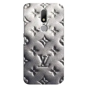 Текстурный Чехол Louis Vuitton для Мото М (Бежевый ЛВ)
