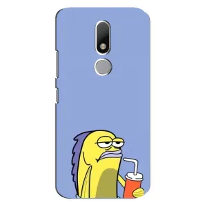 Бампер с принтом Мемы для Motorola Moto M (Безразличие)