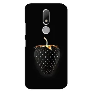 Чохол з зображенням смачної їжі для Motorola Moto M (Чорна полуниця)