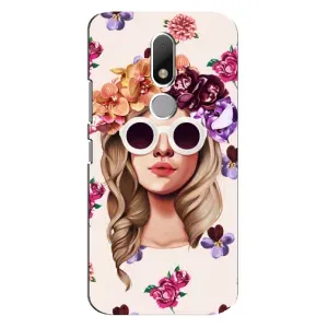 Чохол з картинкою Модні Дівчата Motorola Moto M (Дівчина в окулярах)