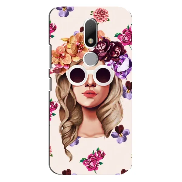 Чехол с рисунком «Девушка в очках» для Motorola Moto M Чехол с рисунком «Девушка в очках» для Motorola Moto M