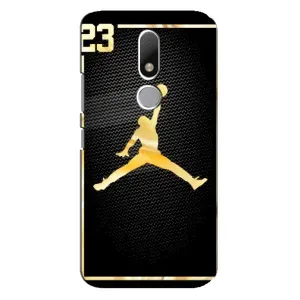 Силиконовый Чехол Nike Air Jordan на Мото М (Джордан 23)