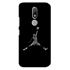 Силиконовый Чехол Nike Air Jordan на Мото М (Джордан)
