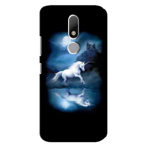 Чехол Unicorn на Motorola Moto M (Единорог)