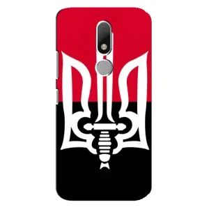Чехлы УПА (Красно-Чёрный) на Motorola Moto M (Герб Украины)