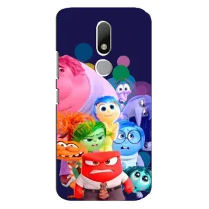 Чехол Головоломка для Motorola Moto M - (AlphaPrint) (Герои головоломки)