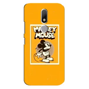 Чехлы с принтом Микки Маус на Motorola Moto M (Испуганный Микки)