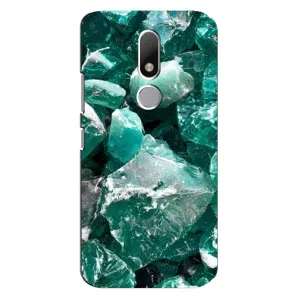 Чохол (Дорого-богато) на Motorola Moto M (Смарагд)
